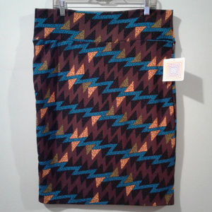 LuLaRoe Cassie Geometric Skirt 3XL